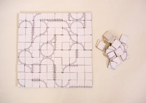 Elisa Juncosa Umaran - Kairos, 2012 40x40 cm board  materials variable, 1-4 players, 15 to 50 minutes depending on your rules.